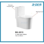 BÀN CẦU KHỐI SỨ TINH KHIẾT CAO CẤP B-GEM BG-2015