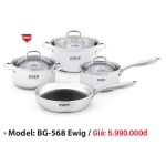 BỘ NỒI LIỀN KHỐI MODEL BG-568 Ewig