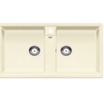Chậu bếp, Silgranit, Blanco Zia 9, chậu đôi, 86 cm