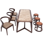 Bộ Bàn Ăn Gỗ Óc Chó TN01