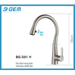 VÒI CHÉN SUS304 INOX MỜ DÁNG CỔ ĐIỂN B-GEM BG-S01