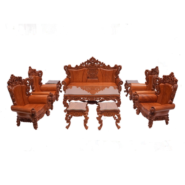 Bộ Salon Hoàng Gia Gỗ Gõ Đỏ