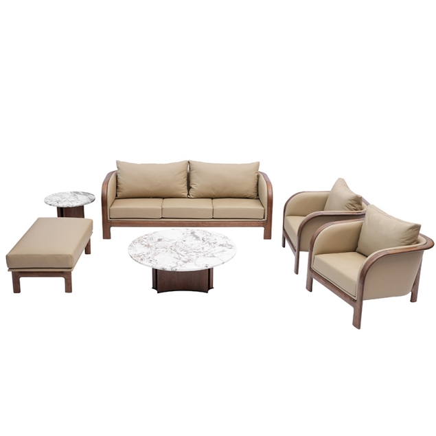 Bộ Sofa Gỗ Sồi Mỹ TN05