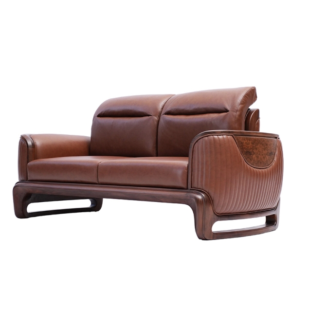 Ghế Sofa Gỗ Óc Chó 02 Chỗ Ngồi TN01