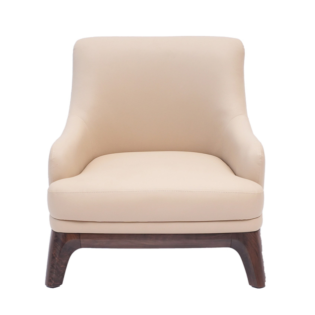 Ghế sofa gỗ óc chó đơn
